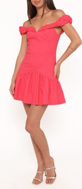 Petal & Pup Lily Off the Shoulder Minidress