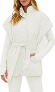 Beach Riot Glenn Quilted Cap Sleeve Belted Vest