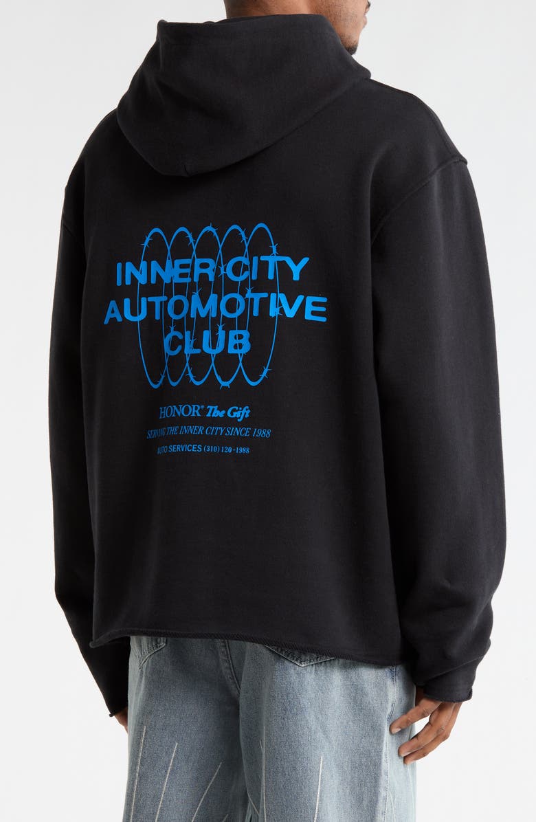 HONOR THE GIFT Speedbike Graphic Hoodie, Alternate, color, Black