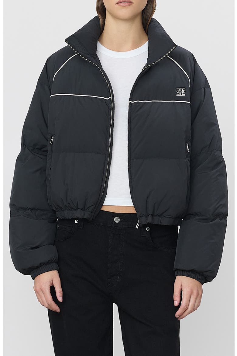 Down Puffer Jacket, Main, color, BLACK