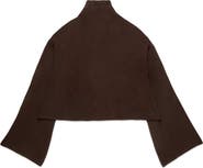 DELUC Chuck Crop Funnel Neck Sweater