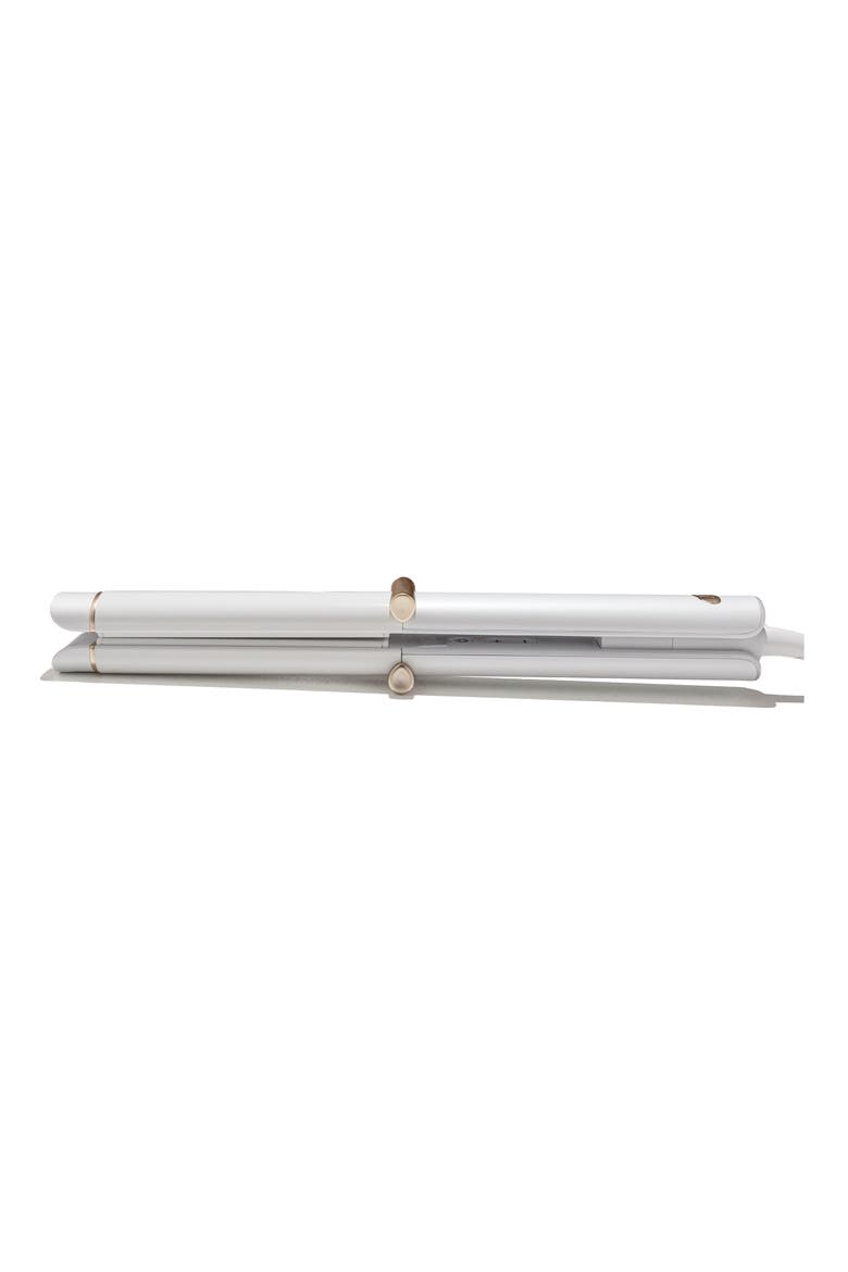 Curling Straightener 2-in-1 Styling Iron, Alternate, color, WHITE