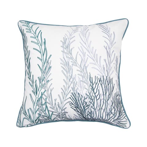 Coral Indoor/Outdoor Accent Throw Pillow 20" x 20"