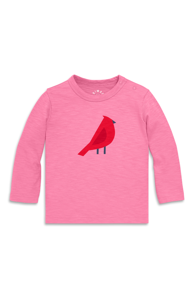 Primary Baby Long Sleeve Cardinal Tee, Alternate, color, Taffy