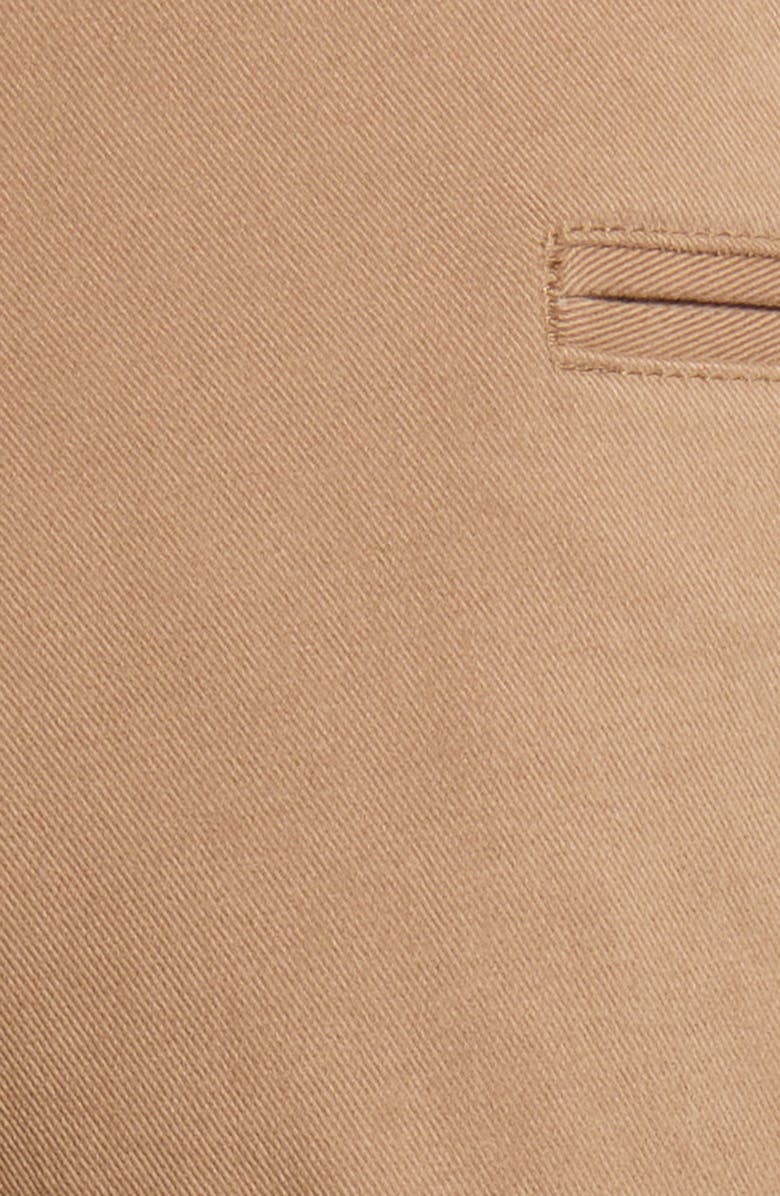 Berle Charleston Khakis Flat Front Brushed Stretch Twill Pants, Alternate, color, 