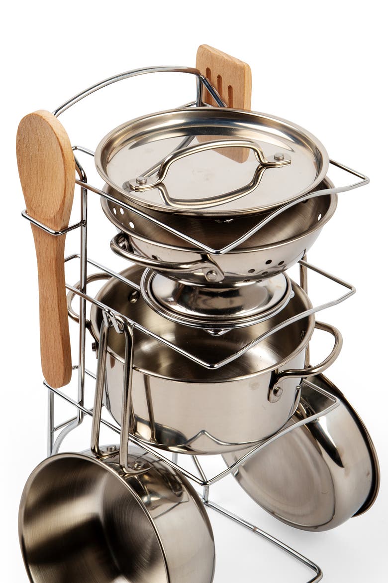 Cooking Pot Rack, Alternate, color, Silver