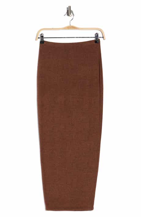 GO COUTURE Slit Maxi Skirt