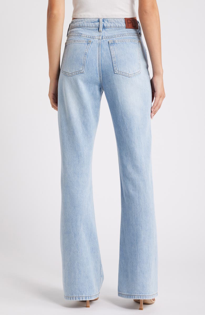 Ashley Mason Rigid Rhinestone Flare Jeans, Alternate, color, 