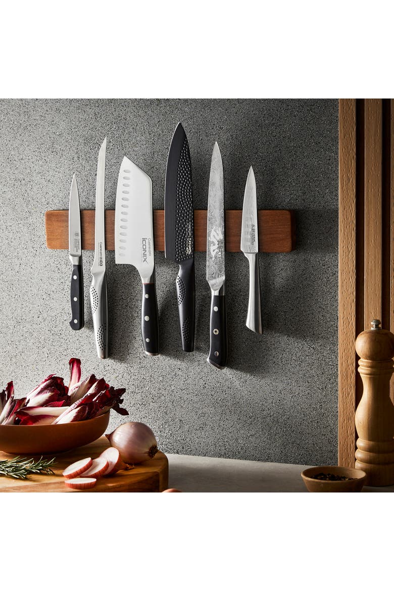 iD3® Magnetic Knife Holder 15.5" Acacia, Alternate, color, Black