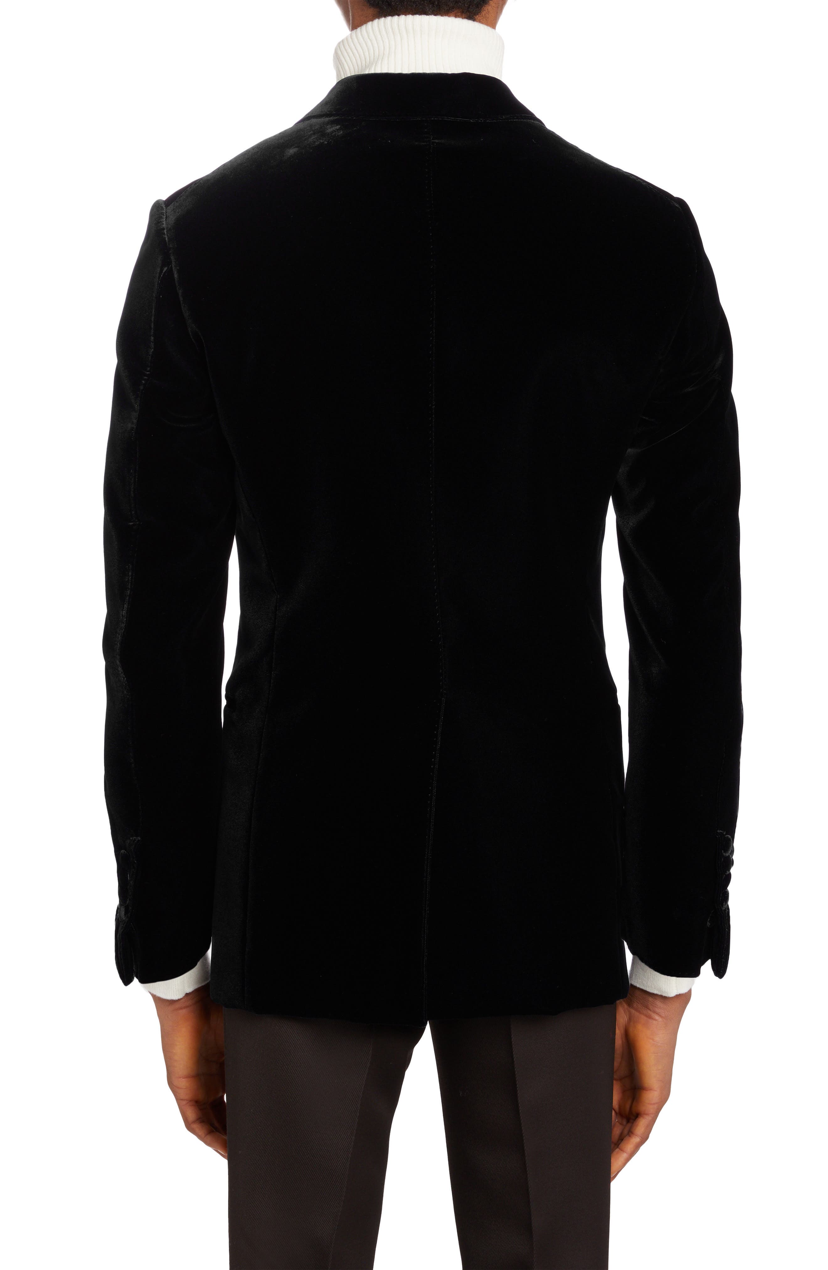 Shelton Fluid Velvet Cocktail Jacket - image 2