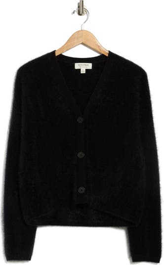 Brushed Cashmere V-Neck Cardigan