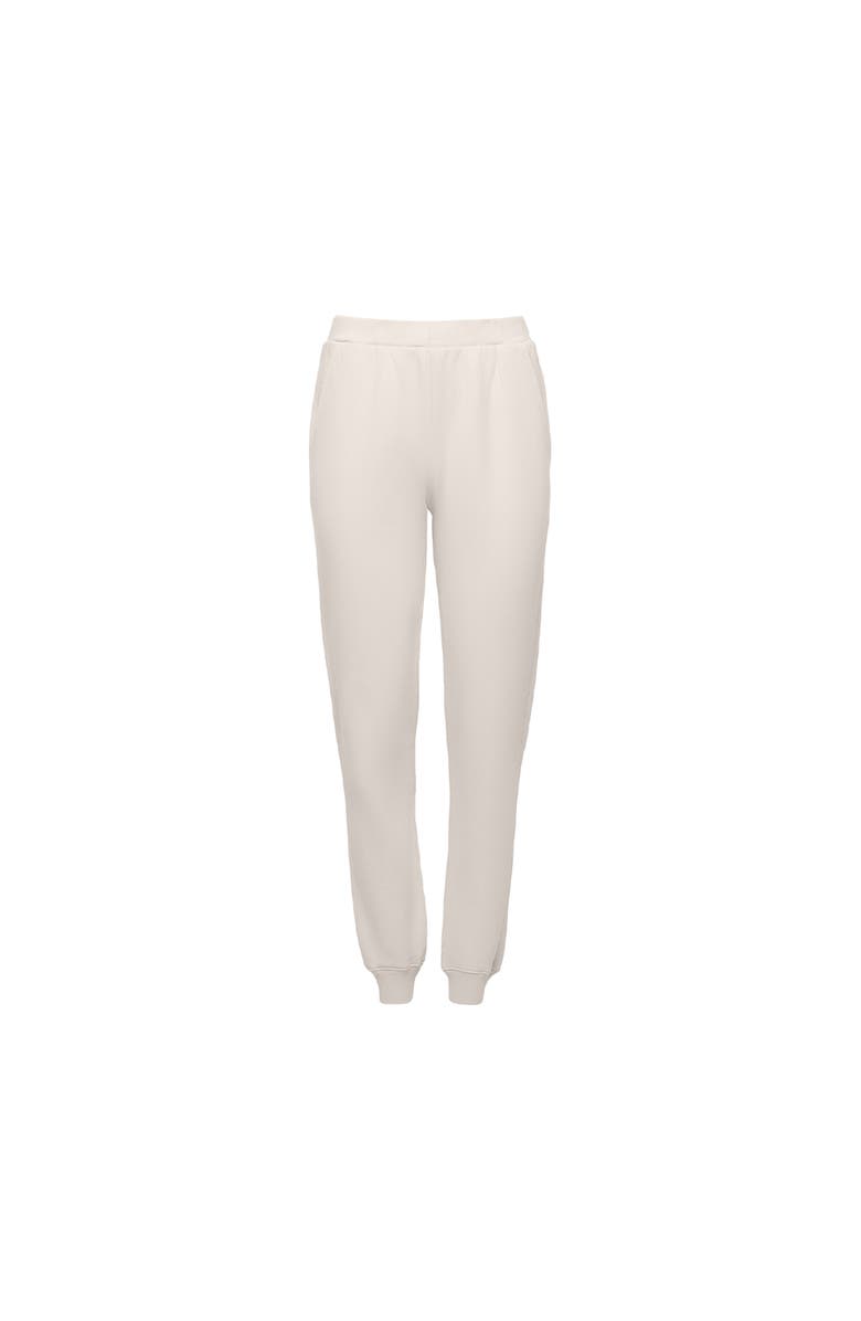 Ocio Women's Organic Cotton Teddy Everywhere Jogger, Alternate, color, Stone