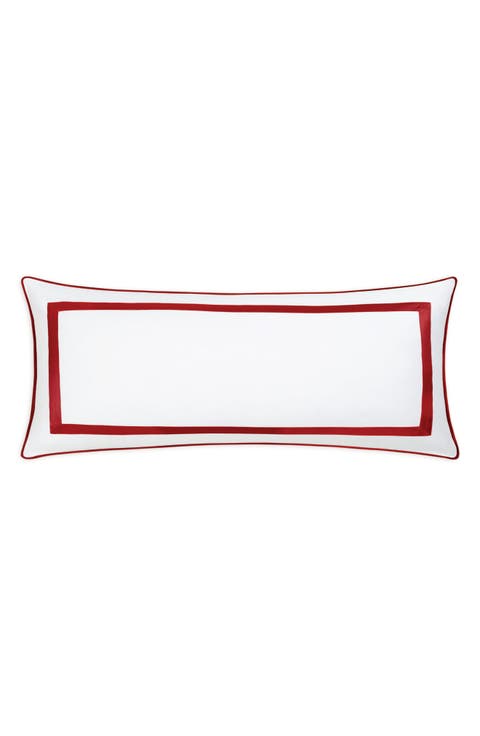 Louise Piqué Lumbar Pillow Cover