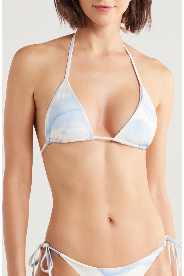 Naos Triangle Bikini Top, Main, color, BLOSSOM