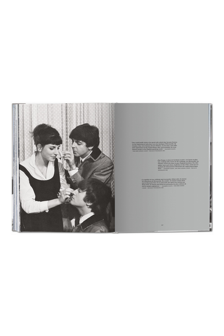The Beatles Book English French German, Alternate, color, Black / White
