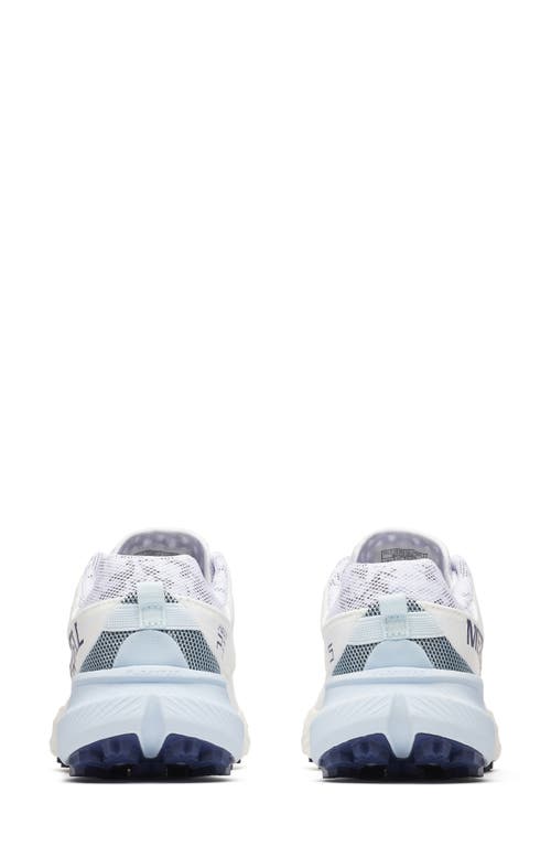 Merrell Agility Peak 5 Running Shoe In Chalk/ice Blue