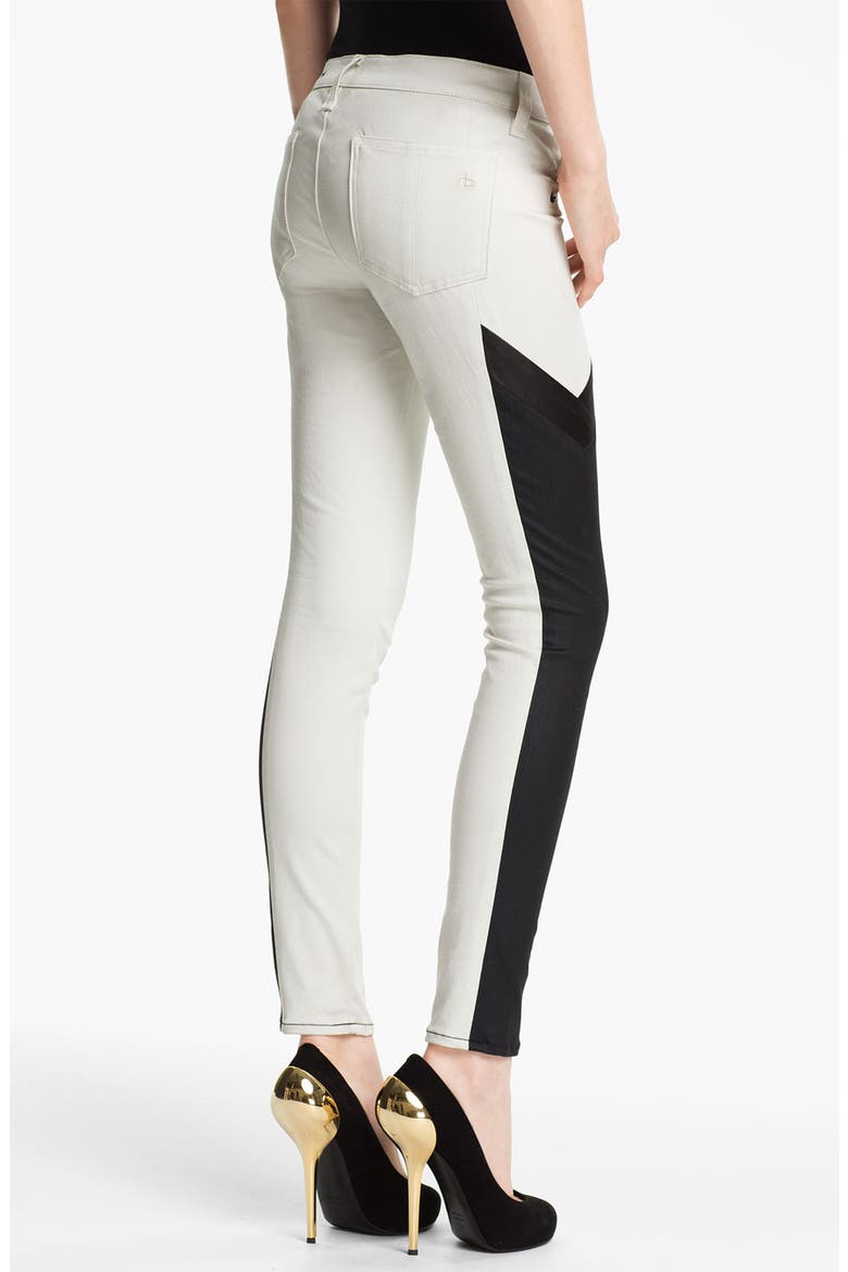 'Grand Prix Motocross' Paneled Leggings, Alternate, color, WINTER WHITE