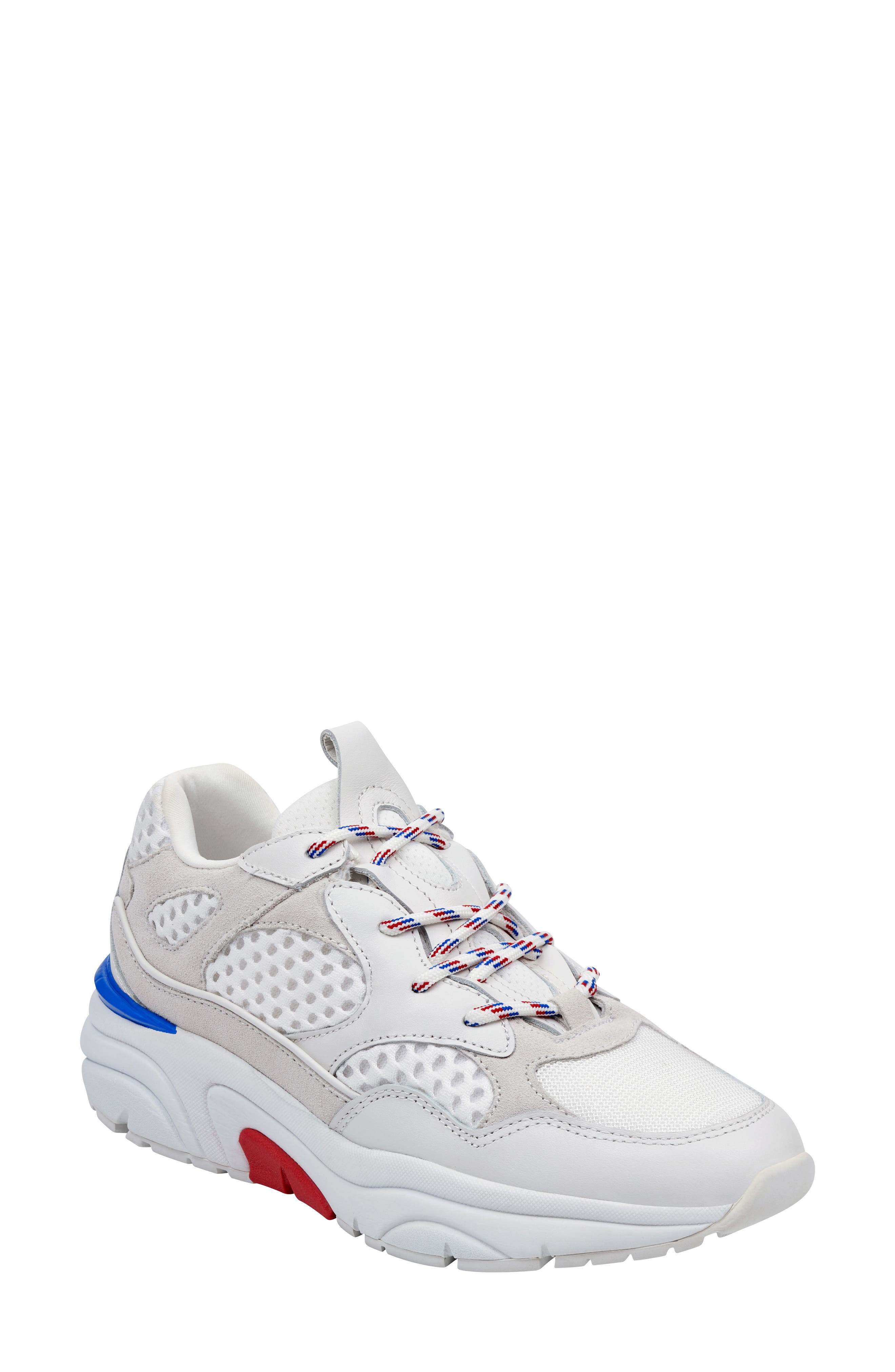 Nella Sneaker, Main, color, WHITE MULTI