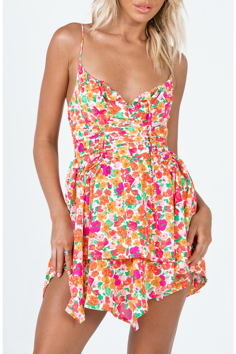 Barrette Floral Minidress, Alternate, color, FLORAL LOW IMPACT