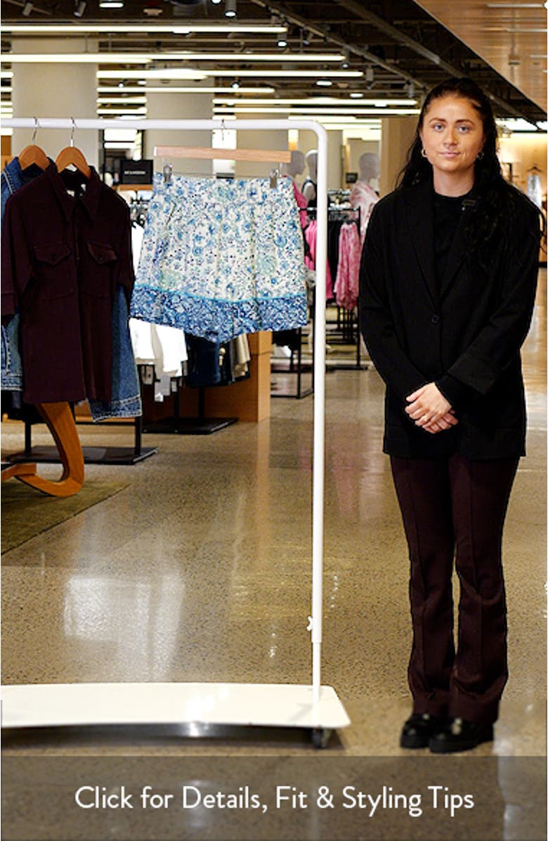 Paisley Print Shorts, sales video thumbnail