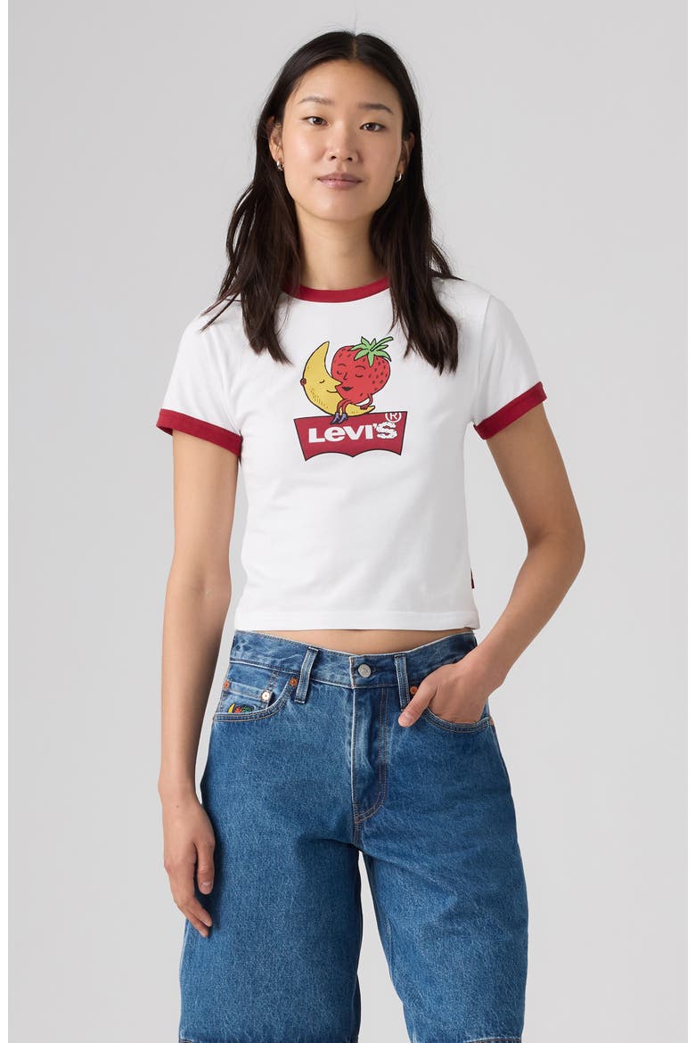 x Sky High Farm Goods Baby Ringer T-Shirt, Alternate, color, X SHFU BATWING