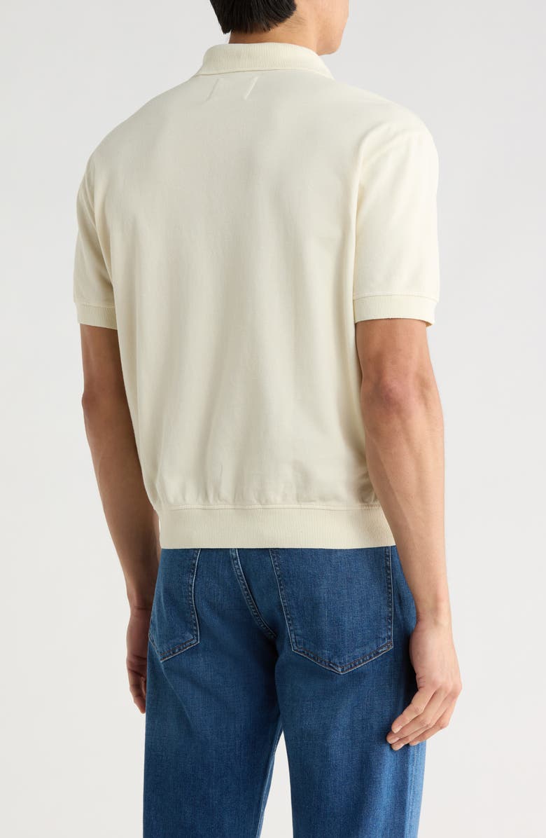 Citizens of Humanity Banded Cotton Piqué Polo, Alternate, color, Light Beige