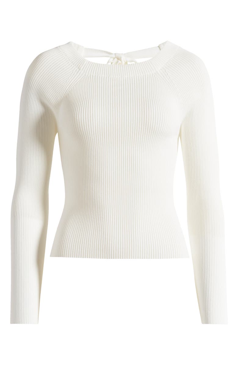All in Favor Open Back Rib Sweater, Alternate, color,