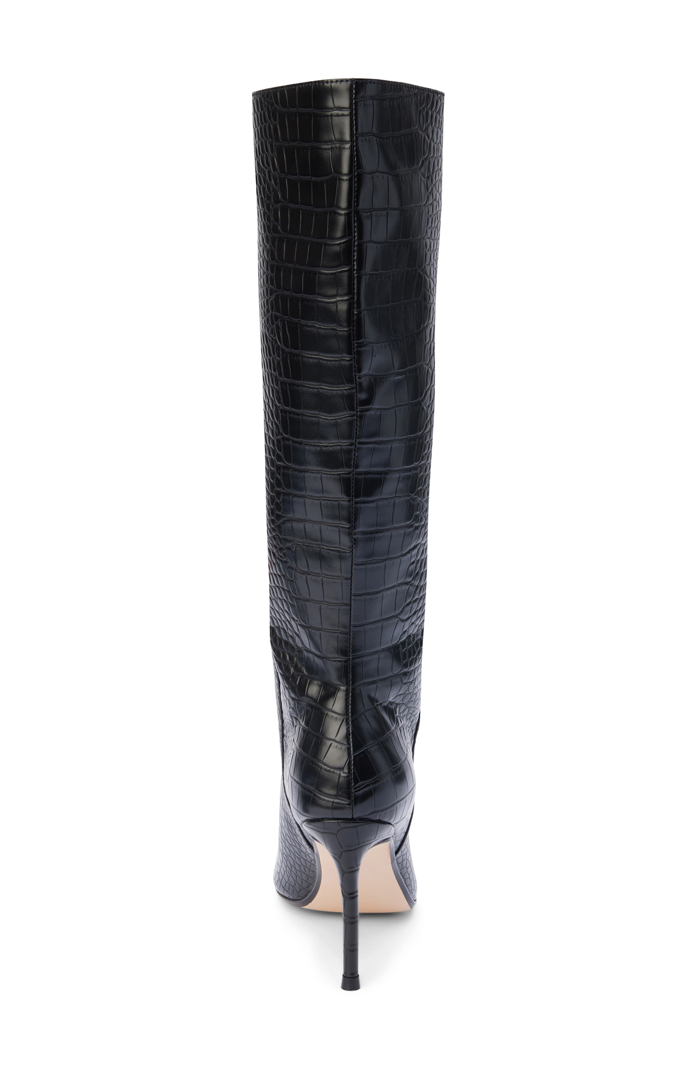 Coconuts by Matisse Alina Reptile Embossed Knee High Stiletto Boot, Alternate, color, 