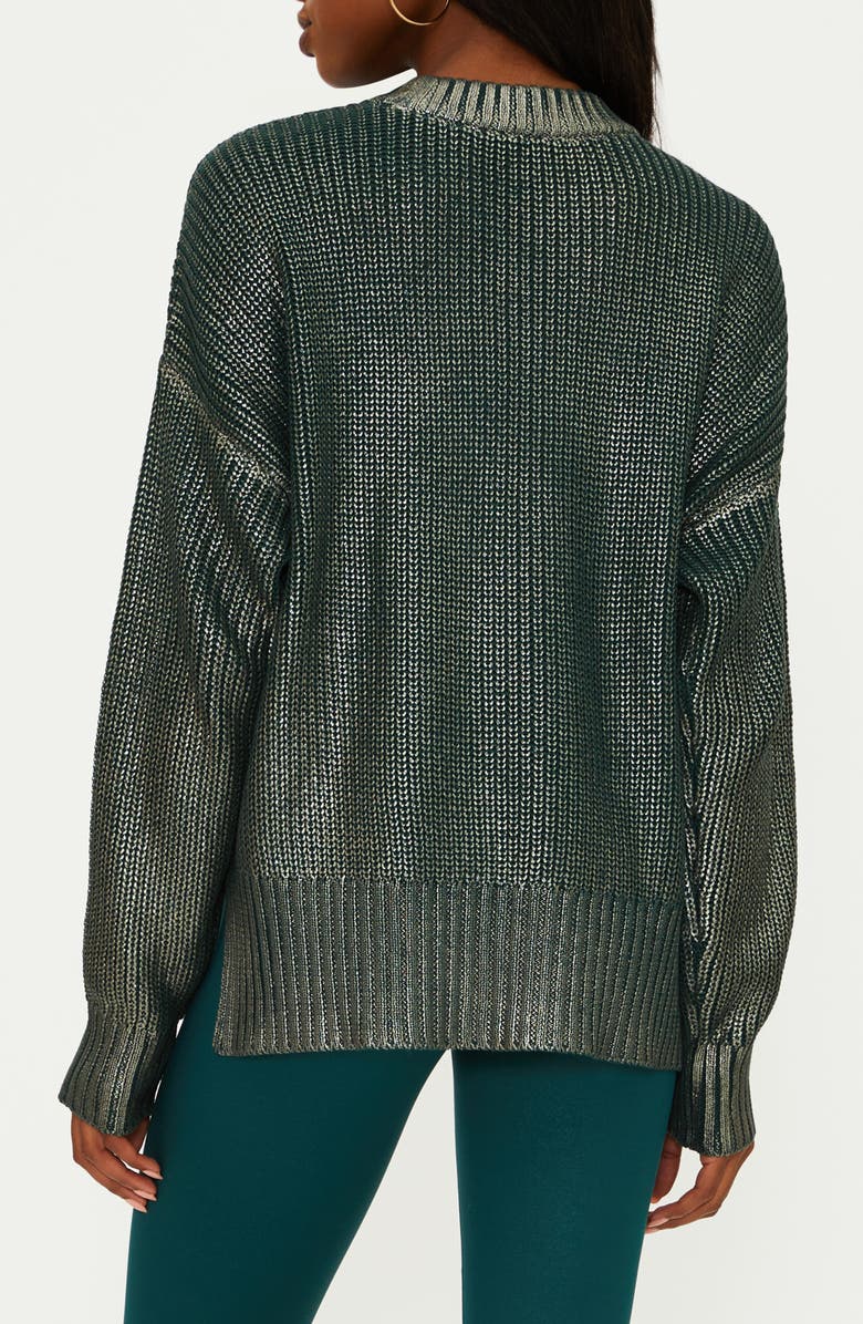 Beach Riot Callie Oversize Sweater, Alternate, color, Pine Shine