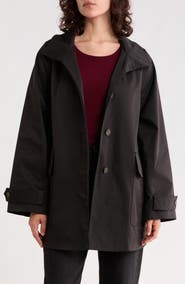 Bernardo Recycled Polyester Rain Coat
