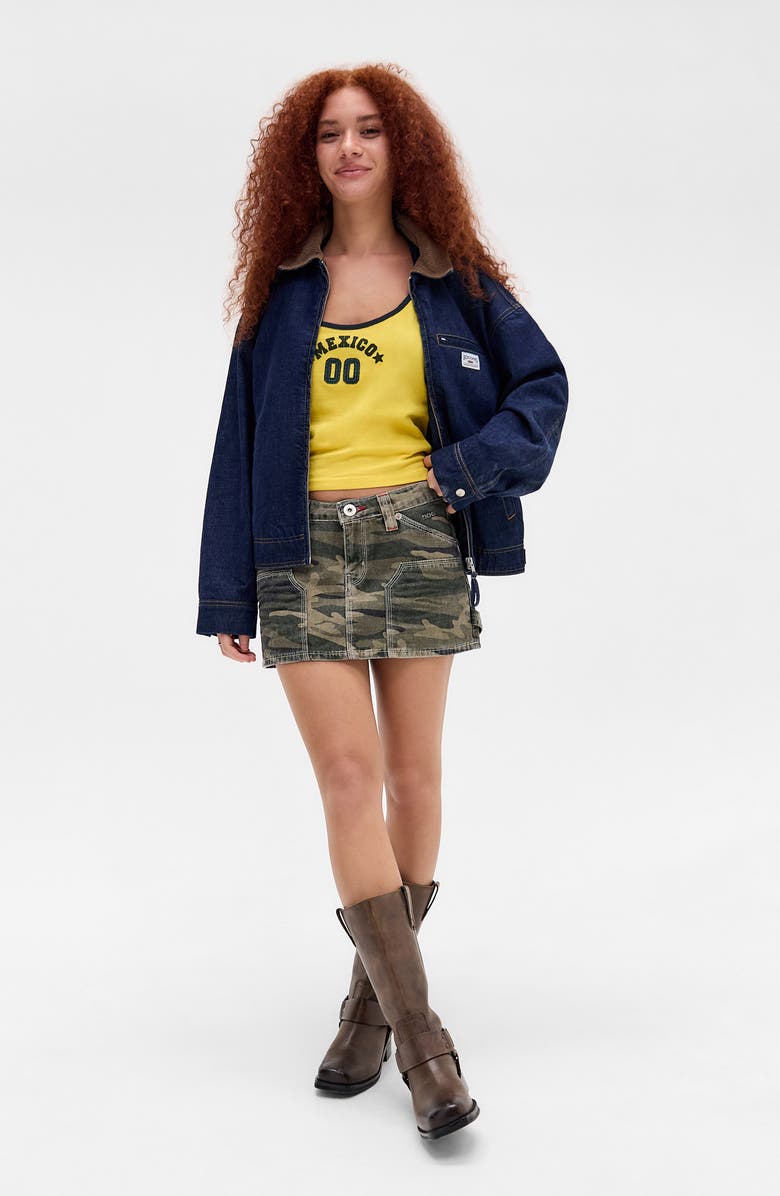 BDG Urban Outfitters Mexico Crop Graphic Camisole, Alternate, color, 