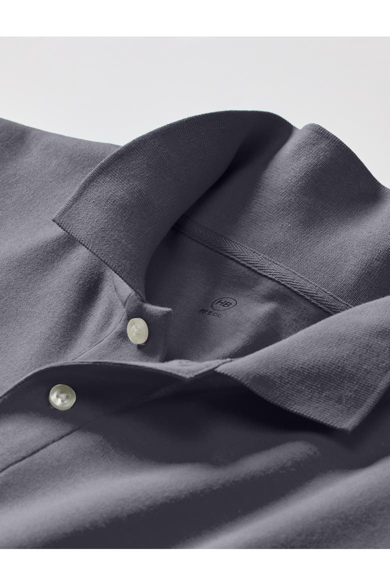 Big & Tall Interlock Polo Shirt, Alternate, color, GRAY NIGHT PD