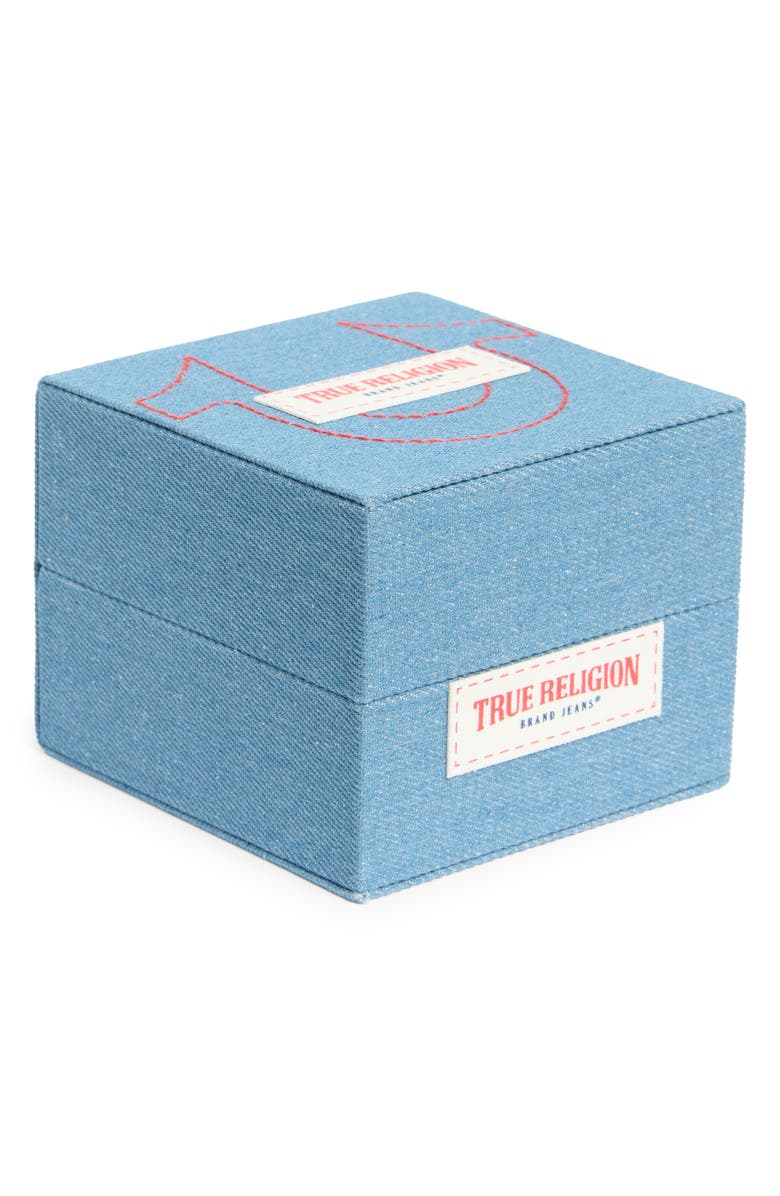 True Religion Crystal Logo Two-Tone Bracelet Watch, 33.8mm & Assorted Bracelets Set, Alternate, color, Two Tone