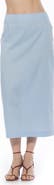 Alexia Admor Ginni Stretch Cotton Midi Skirt
