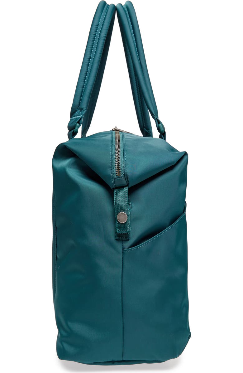 Herschel Supply Co. Strand Flight Satin Duffel Bag, Alternate, color, Deep Teal
