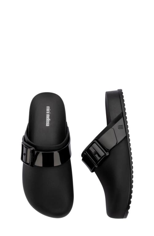 Mini Melissa Kids' Cozy Clog In Black