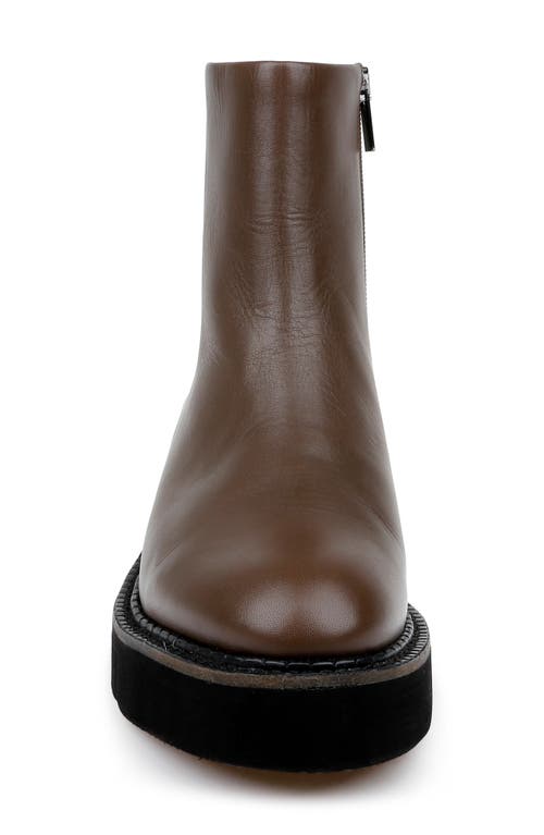 Clergerie Clover Leather Chelsea Boots In Brown