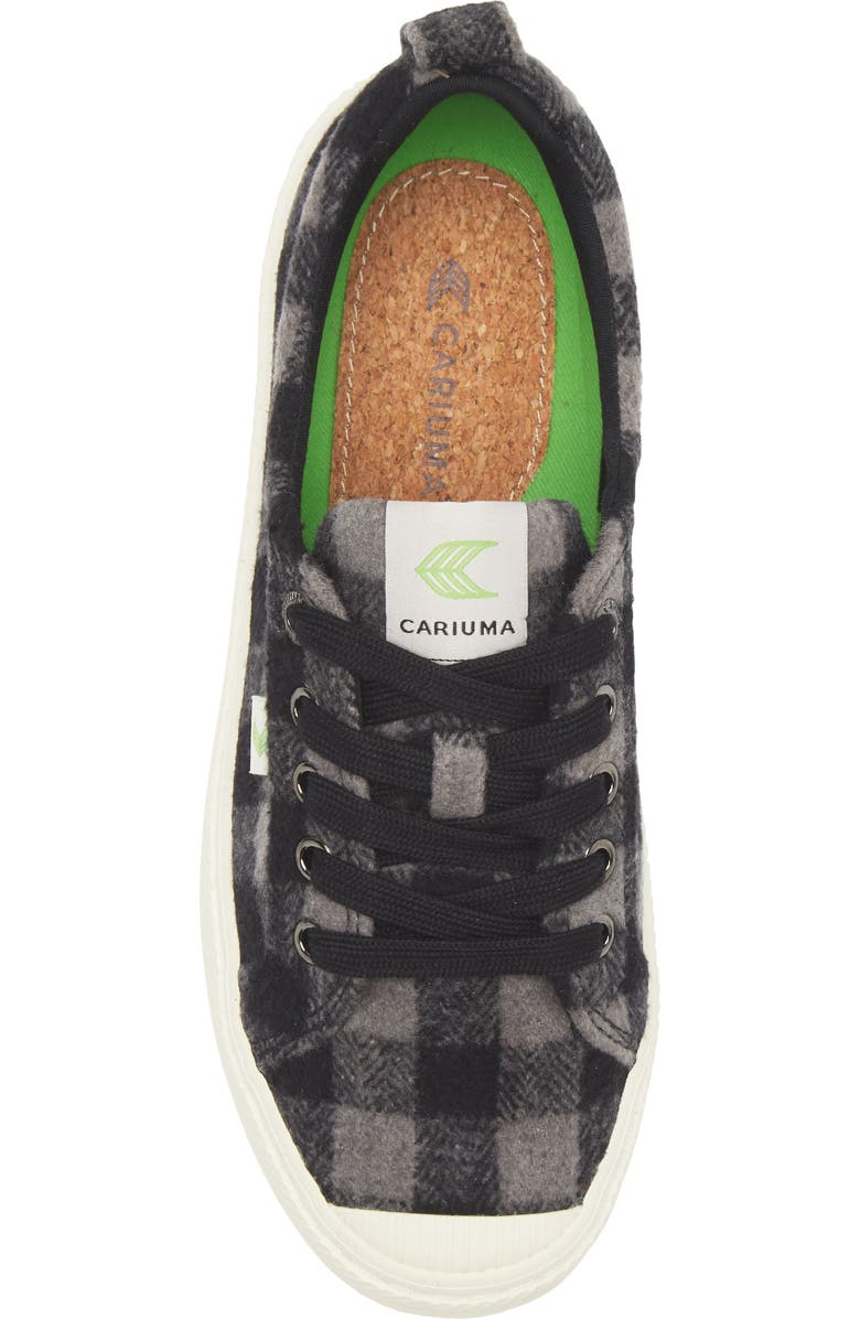 Cariuma OCA Low Cap Tie Sneaker, Alternate, color, Black