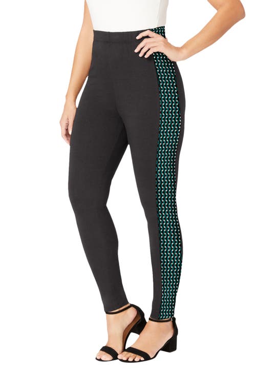 Jessica London Everyday Stretch Cotton Legging In Black