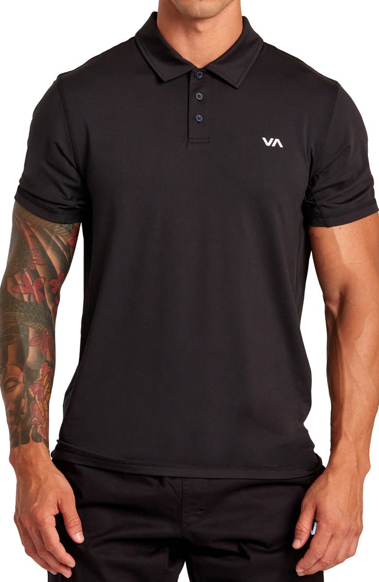 RVCA Sport Vent Performance Polo, Main, color, 