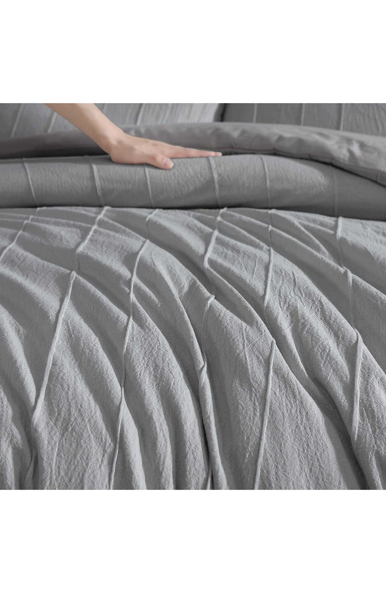 Vera Wang Tucks Jacquard Comforter & Sham Set, Alternate, color,