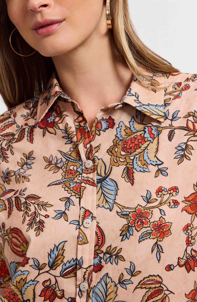 Foxcroft Hampton Autumn Corduroy Shirt, Alternate, color, 