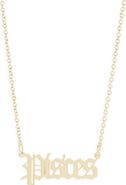 THE SIS KISS Zodiac Pendant Necklace