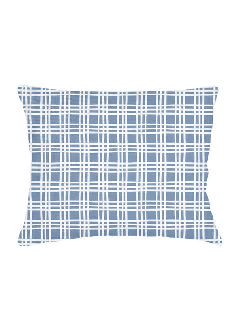 Estate Plaid Linen Dutch Euro Pillow Cover Only