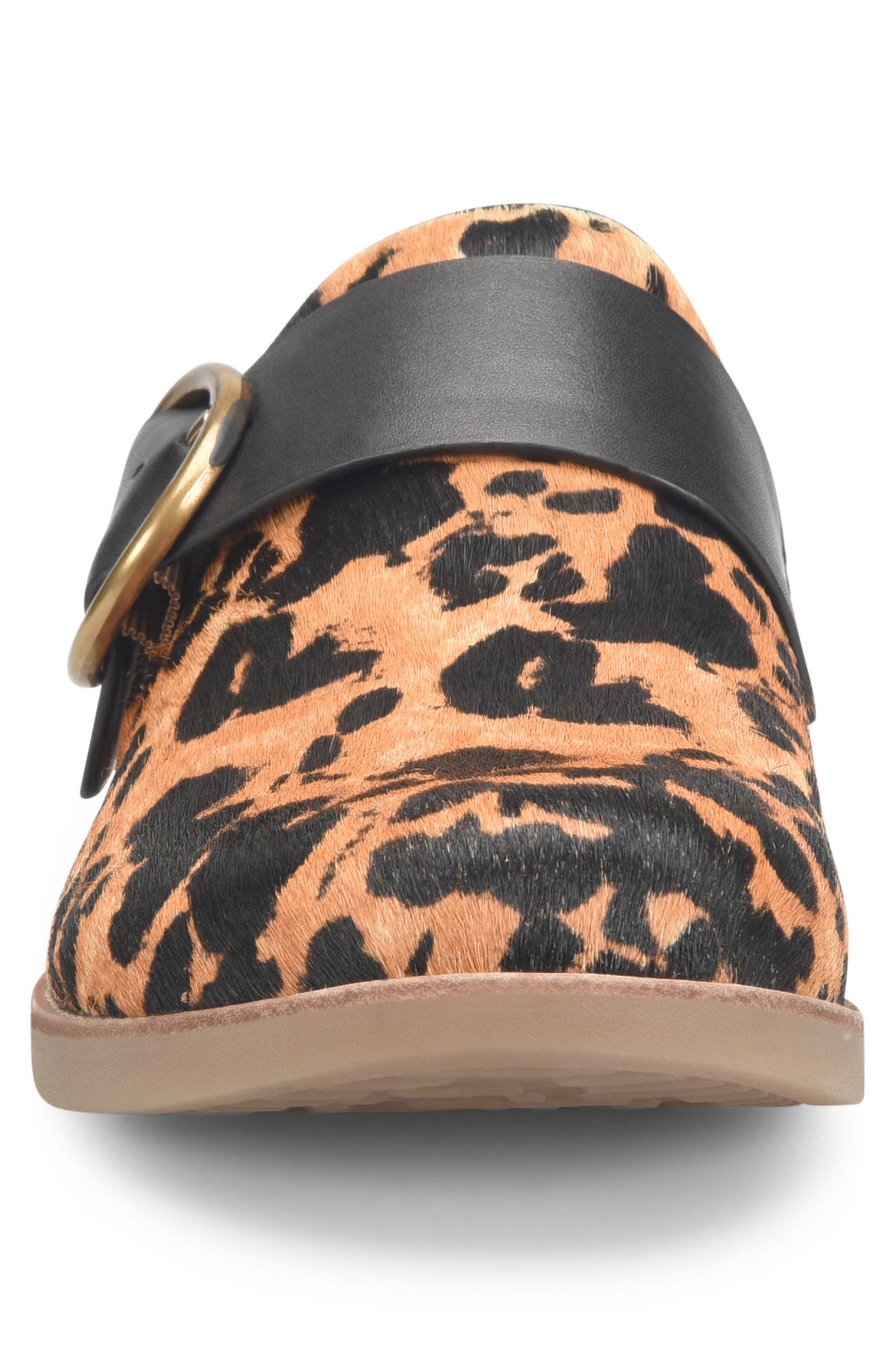 Billie Genuine Calf Hair Clog, Alternate, color, COFFEE-CALF HAIR