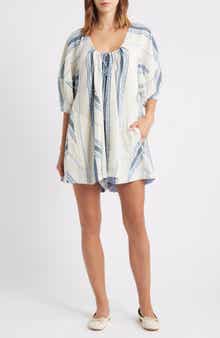 Free People Bop Around Stripe Romper