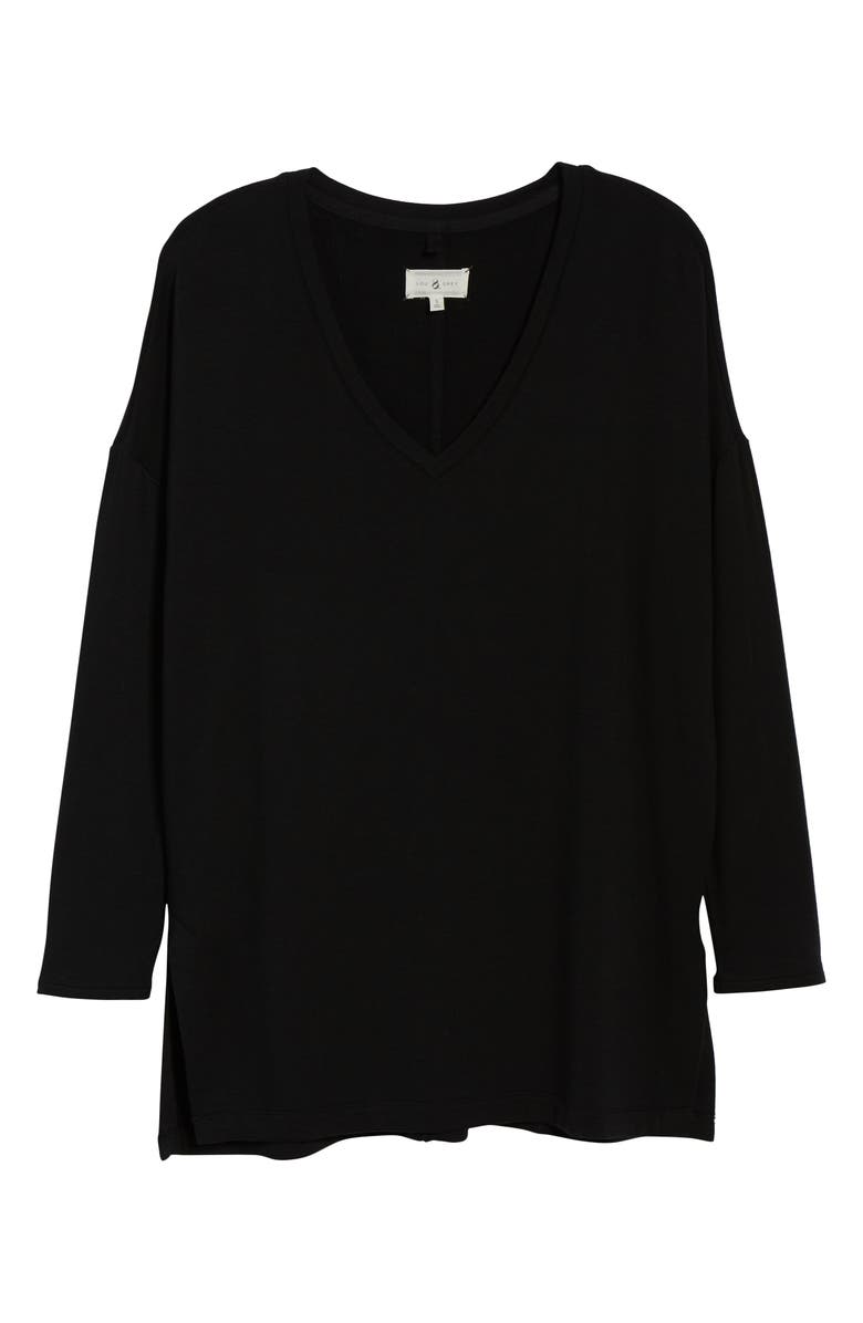 Lou & Grey Signaturesoft V-Neck Tunic Top, Alternate, color,