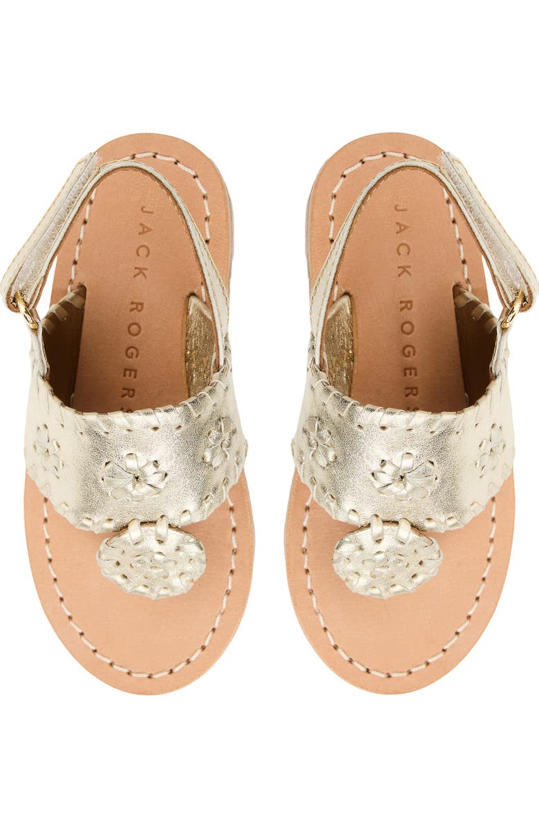 Jack Rogers Kids' Jacks Slingback Sandal, Alternate, color, Platinum