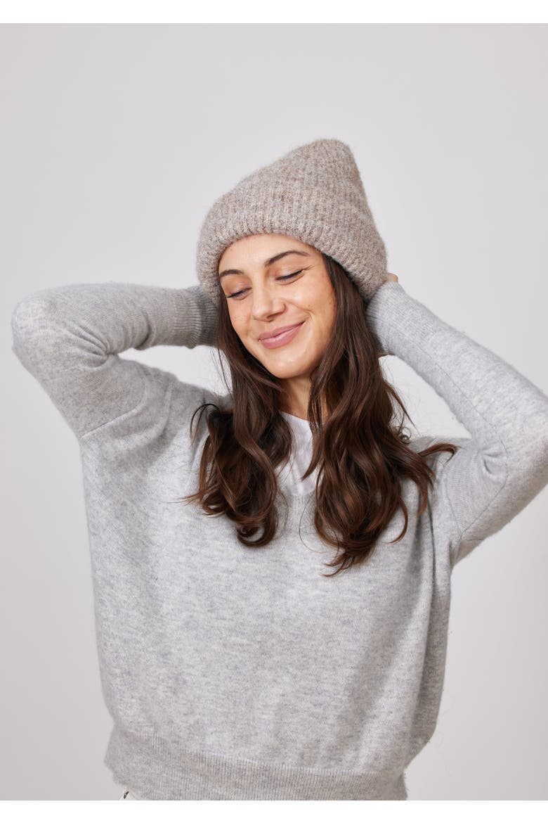 Eco Beanie, Alternate, color, Taupe