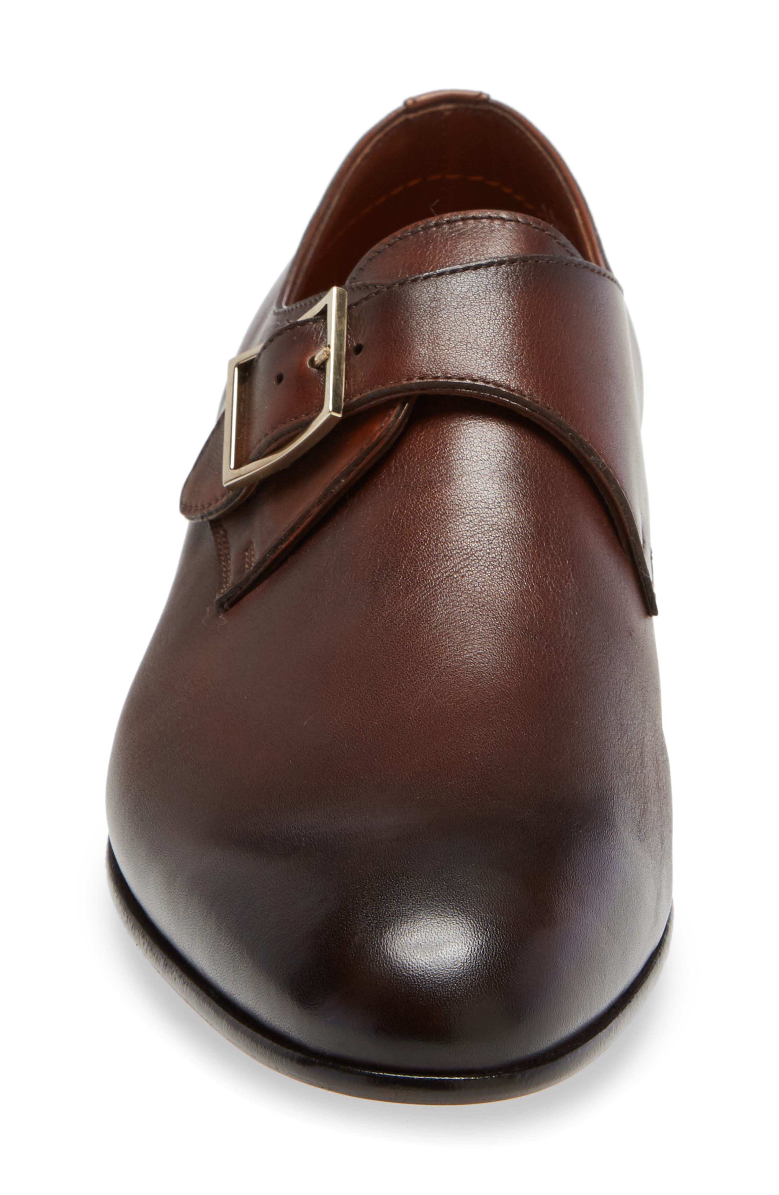 Santoni Island Monk Strap Shoe, Alternate, color, 